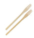 Fourchette bambou "Trident" 14 cm - 100 unités