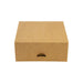 Boîte pâtissière carton kraft brun 14 x 14 x 6 cm - 50 unités