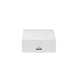 Boîte pâtissière carton blanche 14 x 14 cm H 6 cm - 50 unités