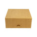 Boîte pâtissière carton kraft brun 18 x 18 x 8 cm - 50 unités