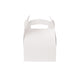 Boite pâtissière carton blanche avec anse  - 11 cm x 100 cm x 110 cm - 50 unités