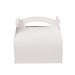 Boîte pâtissière carton blanche avec anse 18 x 16 x 17 cm - 50 unités
