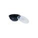 Bol plastique PP rond noir avec couvercle transparent 200 ml - Ø 9,2 cm - H 5,9 cm - 50 unités