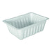 Barquette plastique PS translucide rectangulaire  111x87mm H43mm 250ml - 250 Pcs