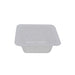 Barquette plastique PS translucide carrée 6,2 x 6,2 cm H 2,3 cm 40ml - 2000 unités