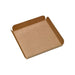Carré rainé carton brun 13 x 13 x 2 cm - 250 unités