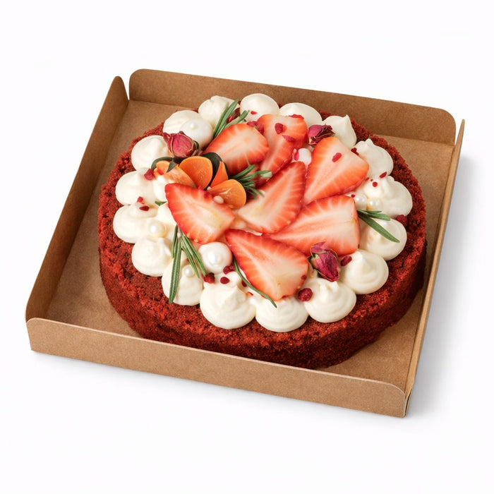 Carré rainé carton brun 19 x 19 x 2 cm - 250 unités
