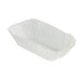 Caissette papier de cuisson ovale blanche siliconée 10 x 5 cm H 3,5 cm - 100 unités