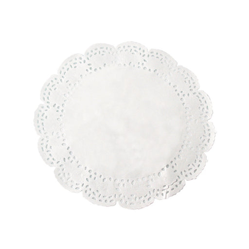 Dentelle papier blanc ronde - Ø 12 cm - 250 unités