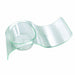 Mise en bouche / pot vague plastique PS vert transparente ?Gizmo? 10 cm x 4 cm x 2,4 cm - 50 unités