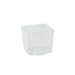 Verrine plastique PS transparente "Kara" 90 ml 5,2 cm x 5,2 cm x 5 cm - 24 unités