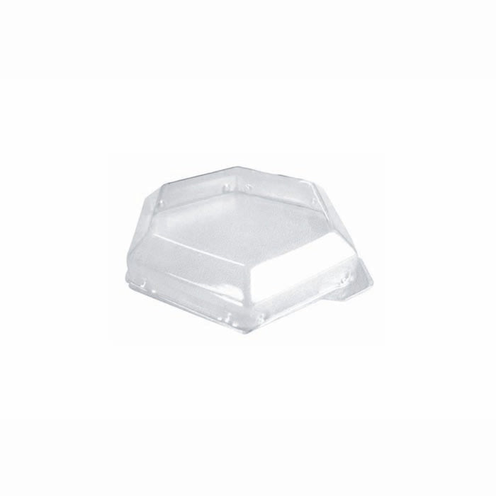 Couvercle PET transparent "Deva" 10 cm x 5 cm x 2,7 cm - 100 unités