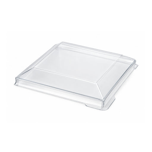 Couvercle PET transparent "Quadra" 5,8 cm x 5,8 cm x 0,8 cm - Compatible avec 209MBQUADRA1 - 200 unités