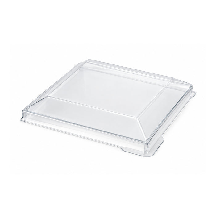 Couvercle PET transparent "Quadra" 5,8 cm x 5,8 cm x 0,8 cm - Compatible avec 209MBQUADRA1 - 200 unités