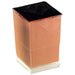 Verrine plastique PS transparent carrée "Quadra" 80 ml 4 cm x 4 cm x 8,2 cm - 12 unités