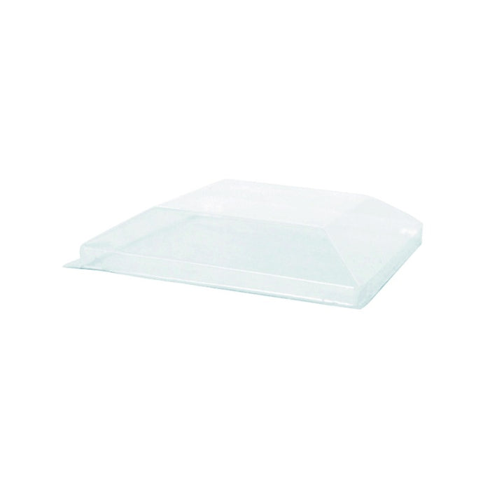 Couvercle PET transparent "Rambo" 7 cm x 7 cm - 100 unités