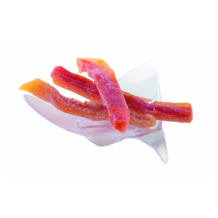 Mise en bouche plastique PS triangulaire "Triba" 8 cm x 8 cm H 2 cm - 20 unités