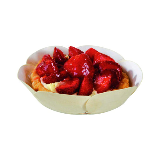 Moule de cuisson bois rond - Ø 11 cm - 10 unités