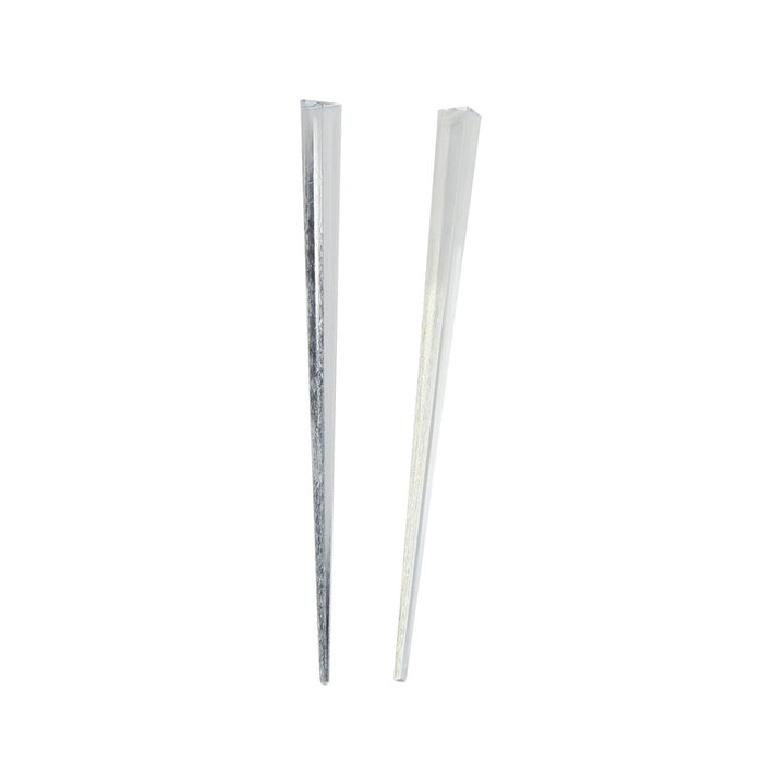 Pic plastique PS transparent 8,7 cm - 200 unités