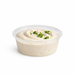Pot à sauce rond en plastique PET transparent - 100 ml - Ø 7,4 cm - H 3,5 cm - 125 unités