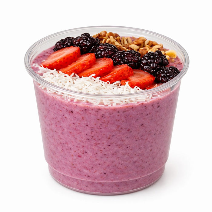 Pot à dessert PET transparent 200 ml - Ø 8 cm - H 6,5 cm - 100 unités