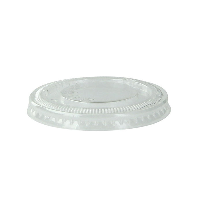 Couvercle PET plat transparent - Ø 6,2 cm - 125 unités