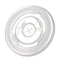 Couvercle PET transparent plat - Ø 7,9 cm - Compatible avec 210POC151N, 209POPET7, 210GCSP9, 210GPU8, 210POB151 - 100 unités