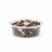 Pot plastique PS translucide rond 80 ml - Ø 7,4 cm - H 3,2 cm - 100 unités