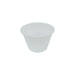 Pot à sauce rond transparent en plastique PS H 4 cm 74ml - 2500 unités