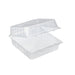 Boite blister plastique transparente avec couvercle charnière pour 10 viennoiseries  210x210mm H150mm - 300 Pcs