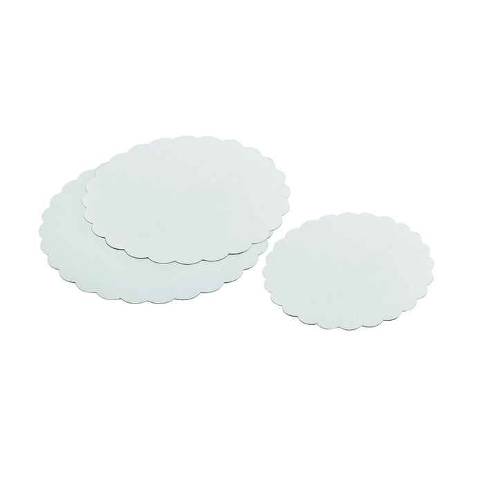 Rond festonné carton blanc - Ø 32 cm - 250 unités