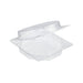 Boite blister plastique transparente avec couvercle charnière pour gâteau 26cm 31,5 cm x 31,5 cm H 11 cm - 120 unités
