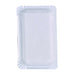 Assiette rectangulaire en carton recyclé blanc 17,5 x 11 cm - 250 unités