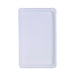 Assiette rectangulaire en carton recyclé blanc 33 cm x 19 cm - 250 unités