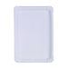 Assiette rectangulaire en carton recyclé blanc 33 cm x 23 cm - 125 unités