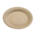 Assiette ronde en carton brun - Ø 15 cm - 100 unités