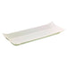 Assiette barque en carton blanc 32 cm x 13 cm x 1,3 cm - 250 unités
