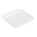 Saladier carré blanc en pulpe sans couvercle - 1000 ml - 23,5 cm x 23,5 cm x 2,8 cm - 25 unités