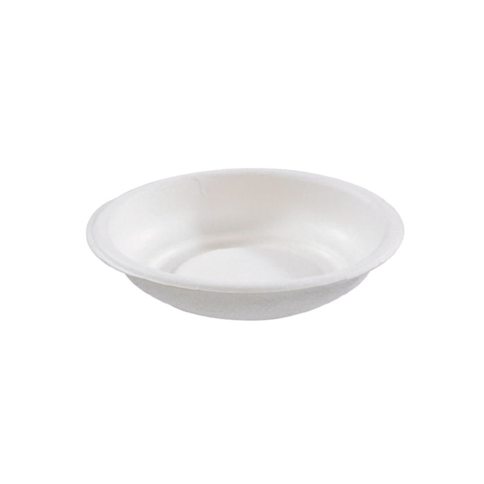 Coupelle pulpe ronde blanche H 1,5 cm - 100 unités