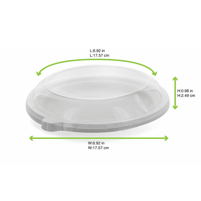 Couvercle PET transparent - Ø 17,6 cm - Compatible avec 210APUB16 - 100 unités