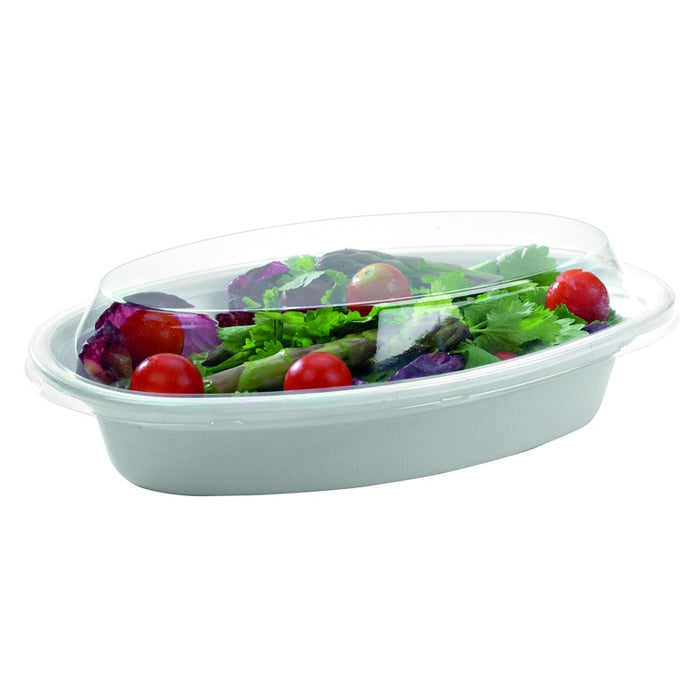 Couvercle PET transparent 23 cm x 14 cm x 3 cm - 100 unités