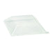 Couvercle RPET transparent 16 cm x 16 cm x 3,8 cm - 25 unités
