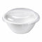 Couvercle PET transparent dôme - Ø 22 cm - H 3 cm - Compatible avec 210APUB50, 210APU221, 210APU221F - 50 unités