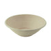 Bol rond brun en pulpe "Poke" - 19,6 cm x 19,6 cm x 6,3 cm - 125 unités