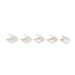 Coquille blanche en pulpe - 1400 ml - 23,4 cm x 23,1 cm x 8 cm - 50 unités