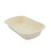 Boite rectangulaire brune en pulpe 22,9 cm x 13,4 cm H 4,4 cm 750ml - 125 unités