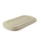 Couvercle pulpe brun rectangulaire - 26,9 cm x 13,9 cm x 1,6 cm - Compatible avec 210APUREC1000BR, 210APUREC1200BR, 210APUREC750BR - 125 unités