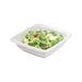 Saladier carré blanc en pulpe 750 ml 19,5 cm x 19,5 cm x 4,5 cm - 30 unités