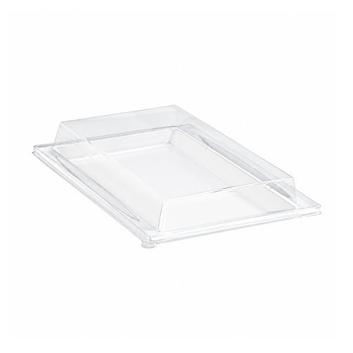 Couvercle PET transparent pour plateau "Atlas" 27,2 cm x 19,3 cm x 3,3 cm - 100 unités