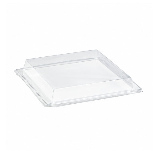 Couvercle PET transparent pour plateau "Atlas" 27,5 cm x 26,5 cm x 3,3 cm - Compatible avec 210APUTRP3 - 100 unités